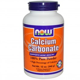 Now Calcium Carbonate Powder 340 g /200 servings/ Pure