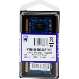 Kingston 2 GB SO-DIMM DDR3 1066 MHz (KVR1066D3S8S7/2G)