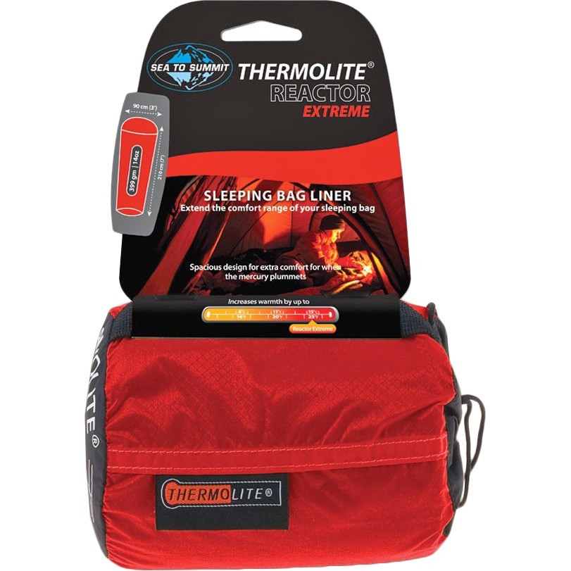 Sea to Summit Thermolite Reactor Extreme Liner / Standard, orange sack/red (AREACTEX) - зображення 1