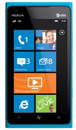Nokia Lumia 900 (Cyan) - зображення 1
