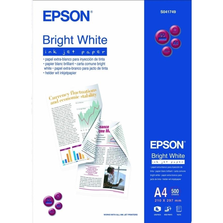 Epson Bright White Ink Jet Paper (C13S041749) - зображення 1