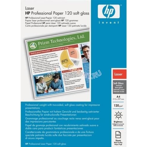 HP Professional Laser Soft-gloss Paper-200 (Q6542A) - зображення 1