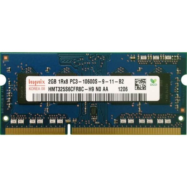 SK hynix 2 GB SO-DIMM DDR3 1333 MHz (HMT325S6CFR8C-H9) - зображення 1