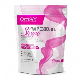   OstroVit WPC80.eu Shape 700 g /23 servings/ Strawberry Shake