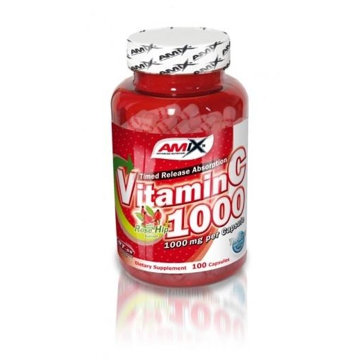 Amix Vitamin C 1000 mg cps 100 caps - зображення 1