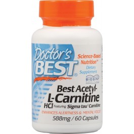 Doctor's Best Best Acetyl-L-Carnitine 500 mg 60 caps