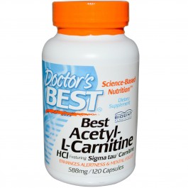Doctor's Best Acetyl-L-Carnitine 500 mg 120 caps