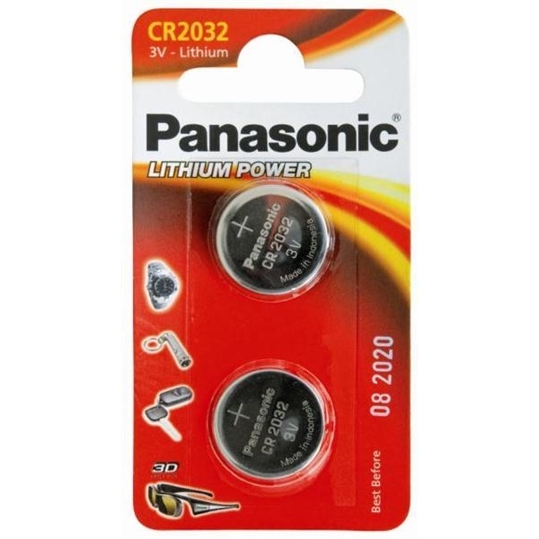 Panasonic CR-2032 bat(3B) Lithium 2шт (CR-2032EL/2B) - зображення 1