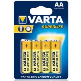   Varta AA bat Carbon-Zinc 4шт SUPERLIFE (02006101304)