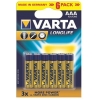 Varta AAA bat Alkaline 6шт LONGLIFE EXTRA (04103 101 416) - зображення 1