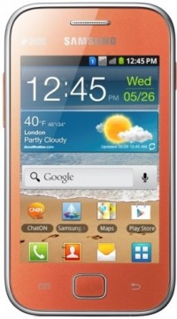 Samsung S6802 Galaxy Ace Duos (Orange) - зображення 1