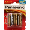 Panasonic AA bat Alkaline 4+2шт Pro Power (LR6XEG/6B2F) - зображення 1