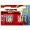 Panasonic AA bat Alkaline 6+2шт Pro Power (LR6XEG/8B2F) - зображення 1