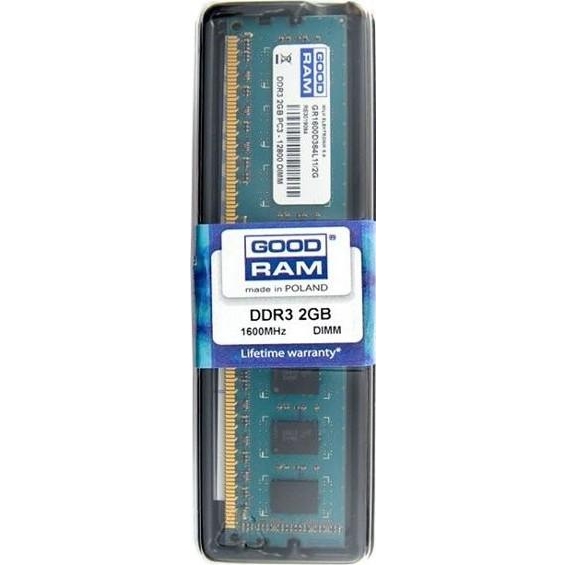 GOODRAM 2 GB DDR3 1600 MHz (GR1600D364L11/2G) - зображення 1
