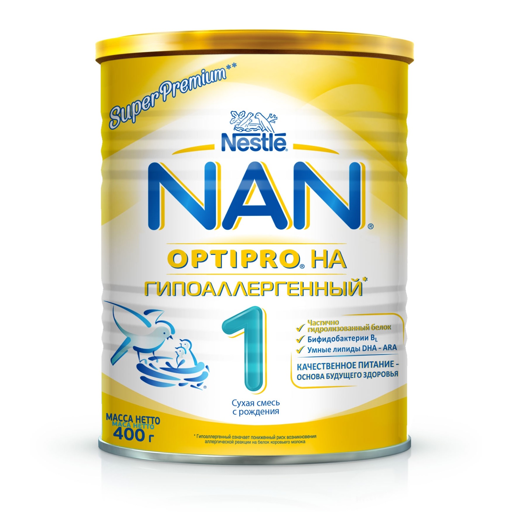 Nestle NAN 1 гипоаллергенный 400 гр. - зображення 1