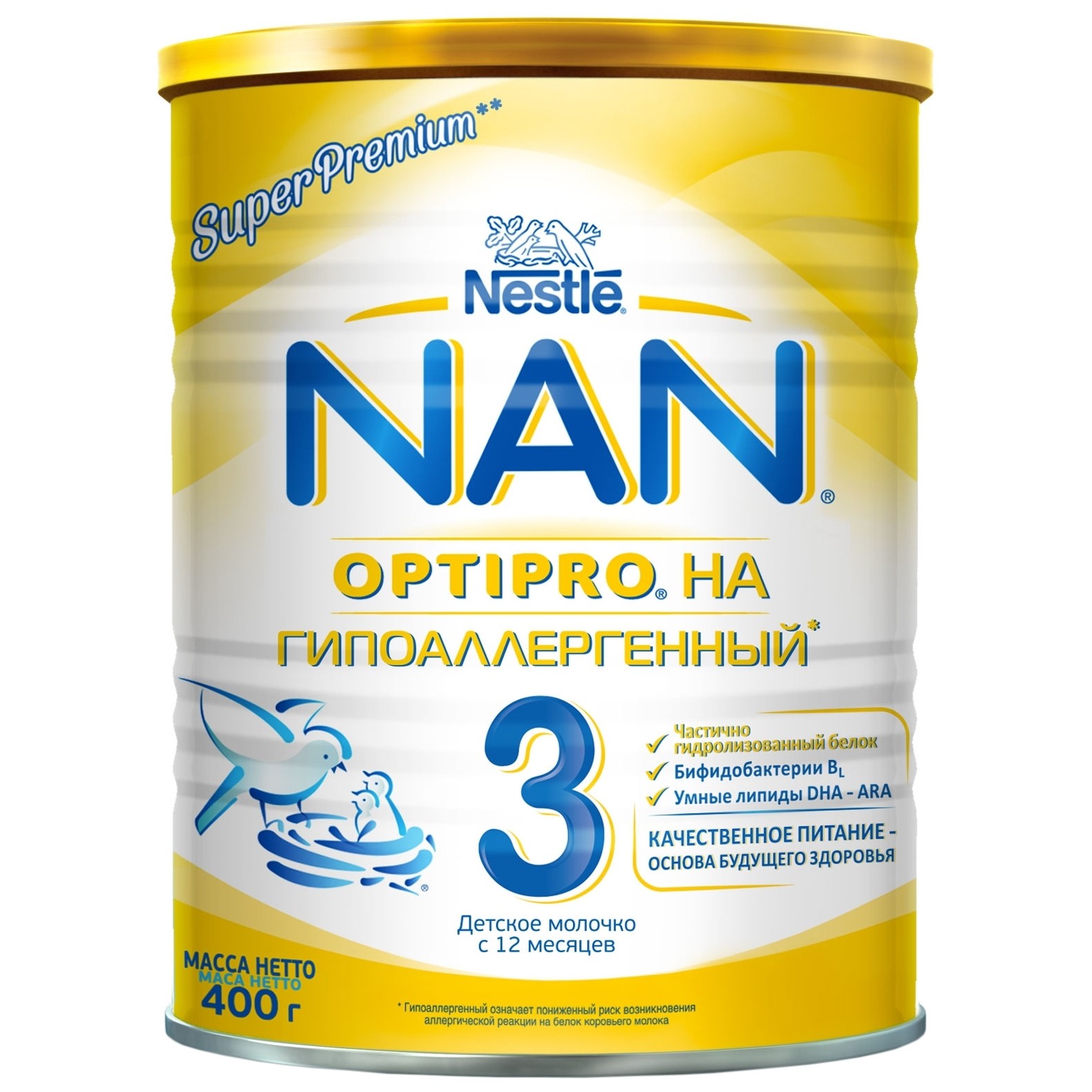 Nestle NAN 3 гипоаллергенный 400 гр - зображення 1