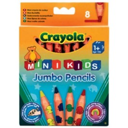 Crayola 8 цветных карандашей из красного дерева 3678