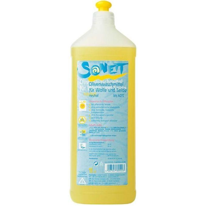 Sonett Органическое оливковое жидкое средство 1 л (4007547305243) - зображення 1