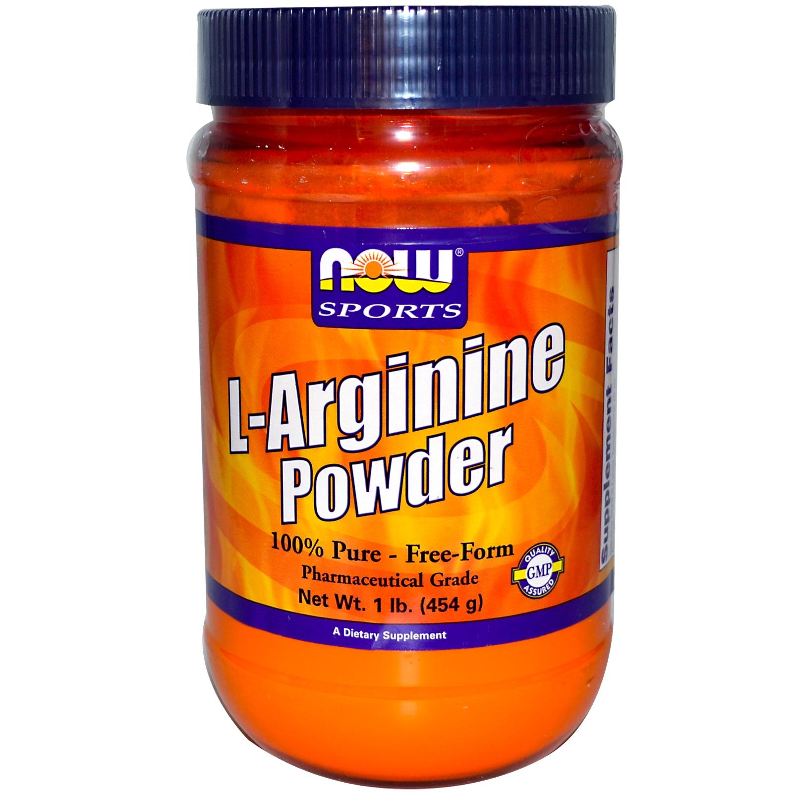 Now L-Arginine Powder 454 g /98 servings/ Pure - зображення 1