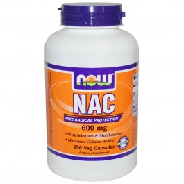   Now NAC 600 mg Veg Capsules 250 caps