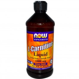 Now L-Carnitine Liquid 1000 mg 473 ml /31 servings/ Citrus