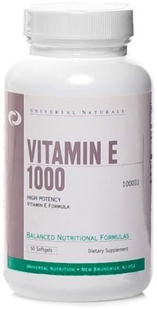 Universal Nutrition Vitamin E 1000 50 caps - зображення 1