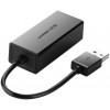 UGREEN CR110 USB Ethernet адаптер 100mbps black (20254) - зображення 2