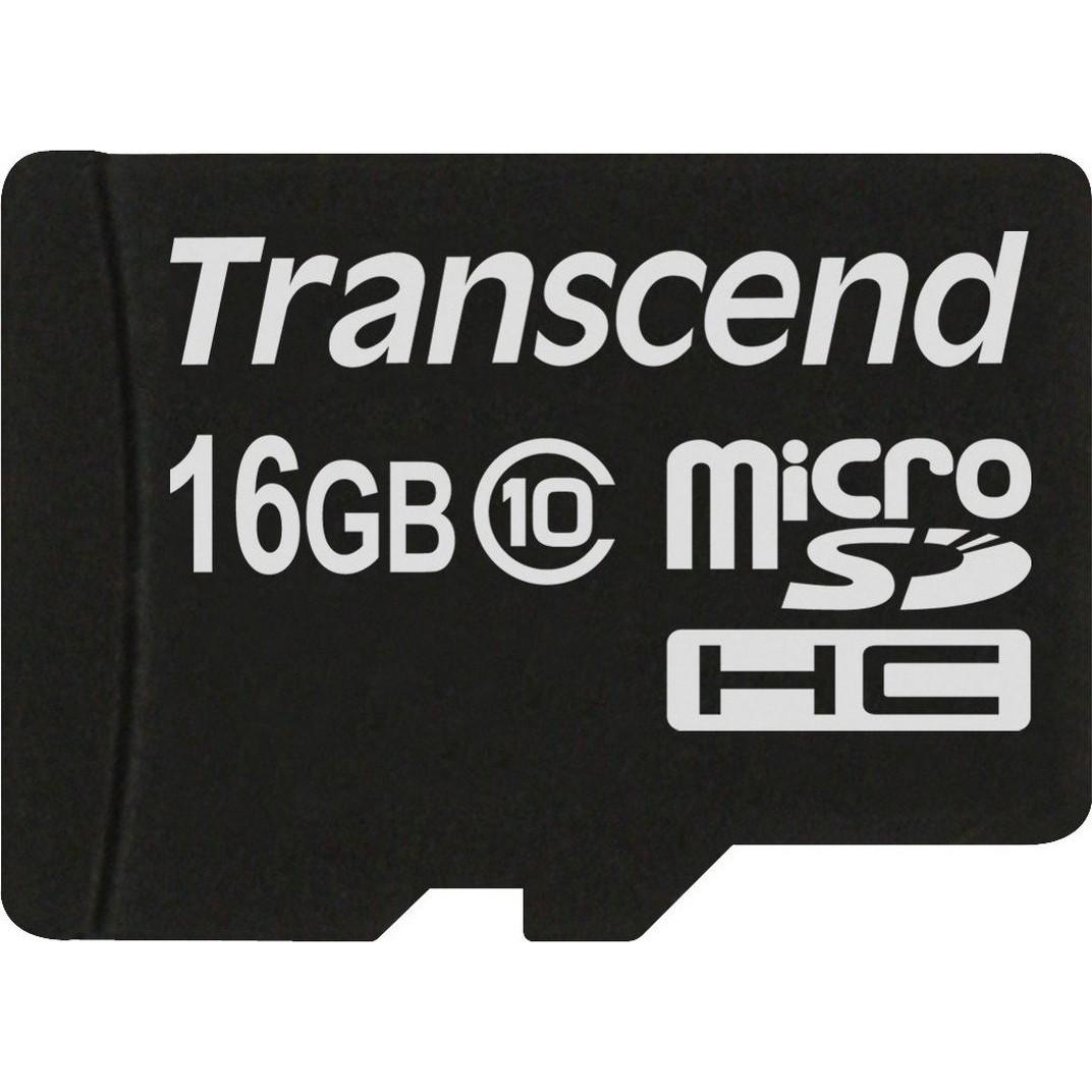 Transcend 16 GB microSDHC class 10 TS16GUSDC10 - зображення 1