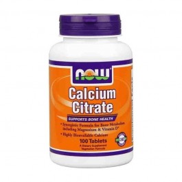 Now Calcium Citrate Tablets 100 tabs