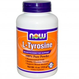 Now L-Tyrosine Powder 113 g /282 servings/ Pure