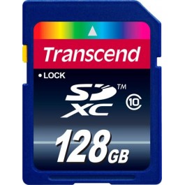 Transcend 128 GB SDXC class 10 TS128GSDXC10
