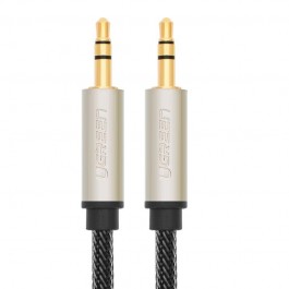 UGREEN AV125 3.5mm Male to 3.5mm Male Braided Audio Cable mini-jack 3.5 мм 0.5м Gray (10601)