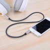 UGREEN AV125 3.5mm Male to 3.5mm Male Braided Audio Cable mini-jack 3.5 мм 0.5м Gray (10601) - зображення 3