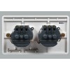 MK Electric Розетка электрическая двойная 220В 16А 146х86мм, Logic Plus белая (K4152 WHI) - зображення 3