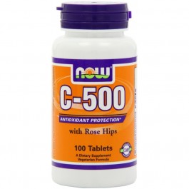 Now Vitamin C-500 Rose Hips 100 tabs