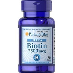   Puritan's Pride Biotin 7500 mcg 50 таб