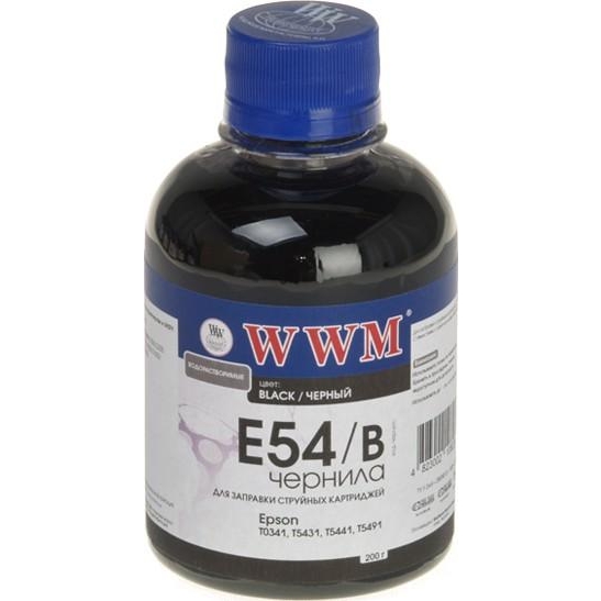 WWM Чернила для Epson 7600/9600 200г Black (E54/B) - зображення 1