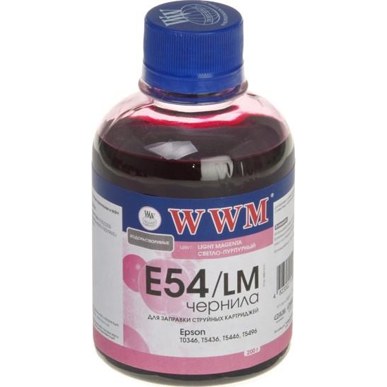 WWM Чернила для Epson 7600/9600 200г Light Magenta (E54/LM) - зображення 1