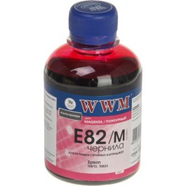 WWM Чернила для Epson T50/ P50/ PX660/ RX610/ R270/ R290/ R390/ TX650 200г Magenta E82/M