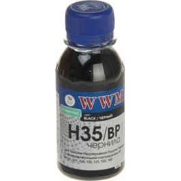 WWM Чернила для HP №21/129/121 100г Black Пигментные (H35/BP-2)