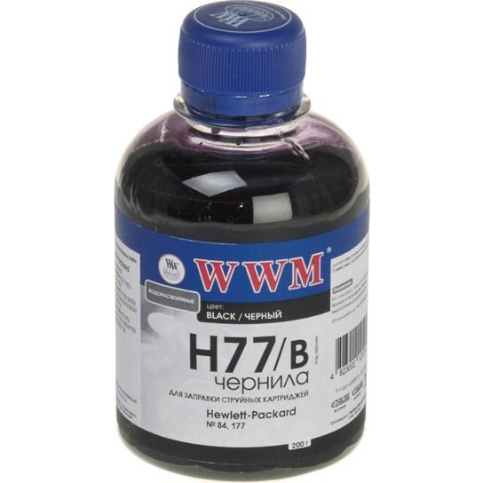 WWM Чернила для HP №177/84 200г Black Водорастворимые (H77/B) - зображення 1
