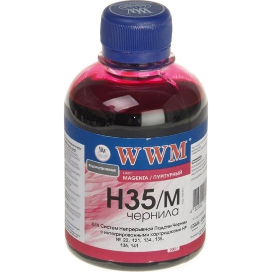 WWM Чернила для HP №22/134/121 200г Magenta Водорастворимые (H35/M) - зображення 1