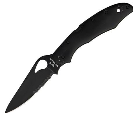 Spyderco Byrd Cara 2 Stainless Black Blade (BY03BKPS2) - зображення 1