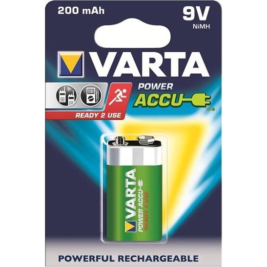 Varta Krona 200mAh NiMh 1шт POWER ACCU (56722101401) - зображення 1