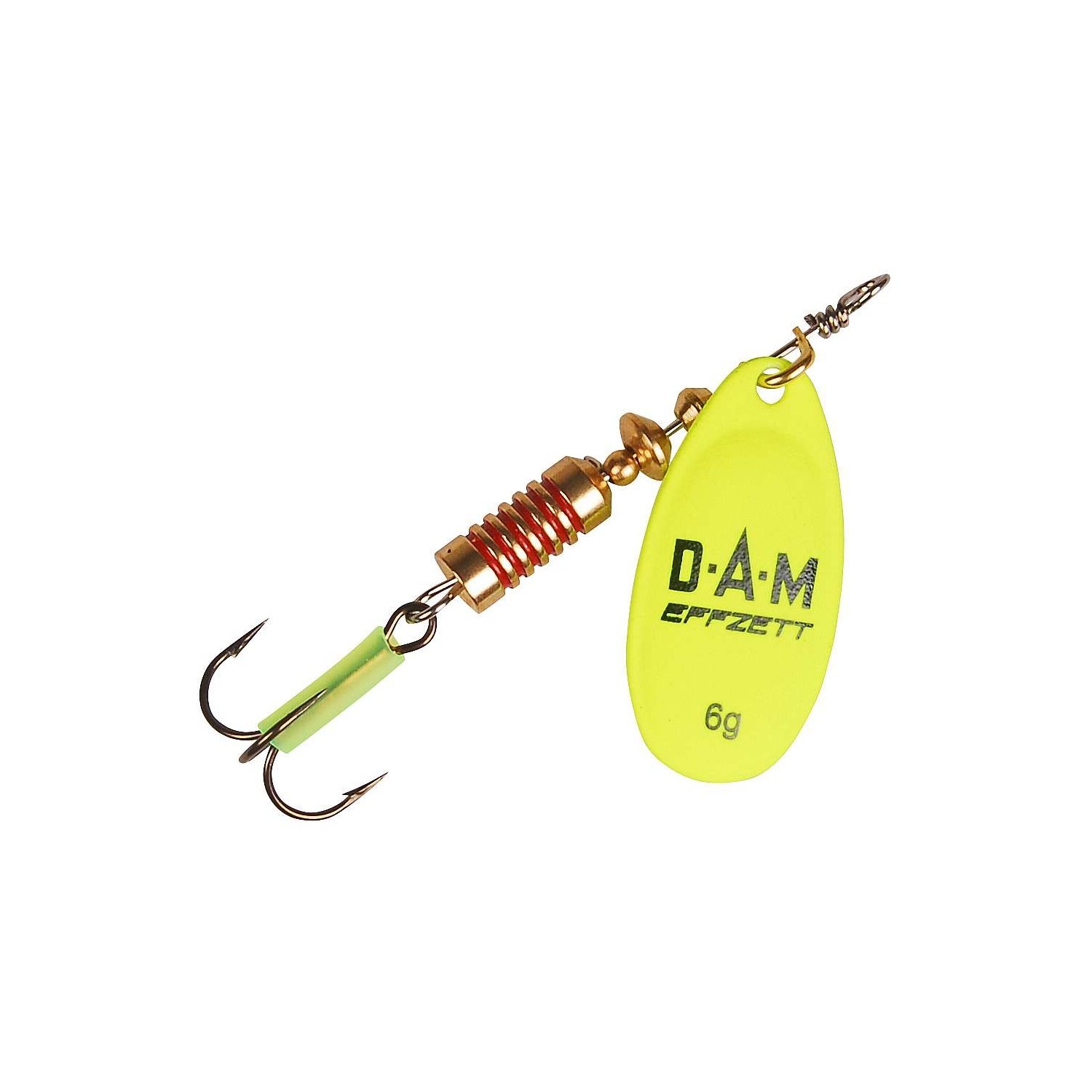 DAM Effzett Fluo Spinner 10g / Yellow (5123 301) - зображення 1