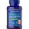 Puritan's Pride Omega-3 Fish Oil Plus Circulatory Support 60 caps - зображення 1