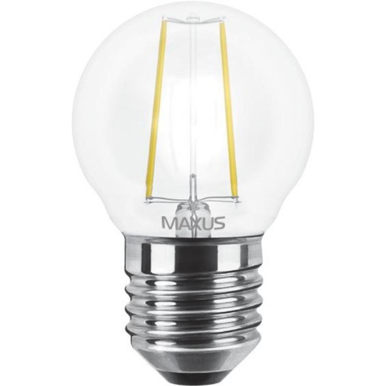 MAXUS LED филамент G45 4W яркий свет E27 (1-LED-546) - зображення 1