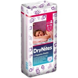 Huggies DryNites 27-57 9 шт. для девочек