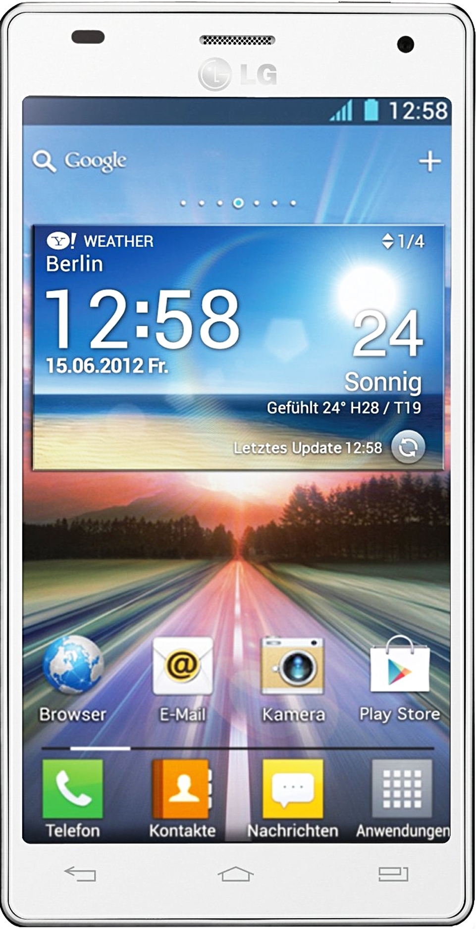 LG P880 Optimus 4x HD (White) - зображення 1
