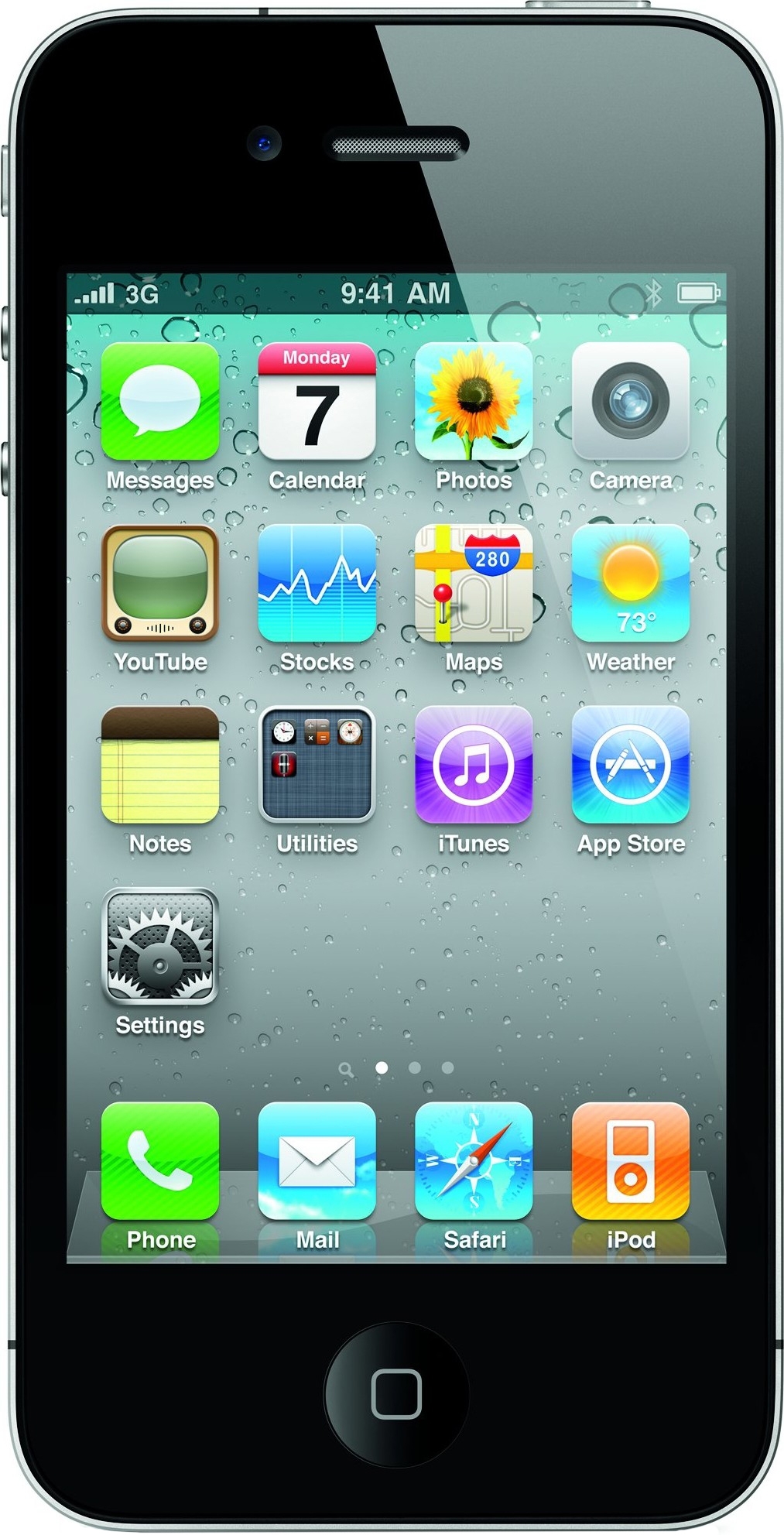 Apple iPhone 4 16GB NeverLock (Black) - зображення 1